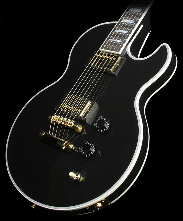 Used Gibson Custom Shop Limited Edition Signed Ronnie Wood Signature L5S Electric Guitar Lamp Black Gloss