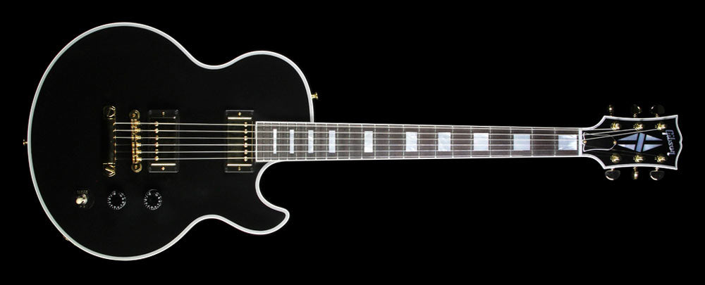 Used Gibson Custom Shop Limited Edition Signed Ronnie Wood Signature L5S Electric Guitar Lamp Black Gloss — 2