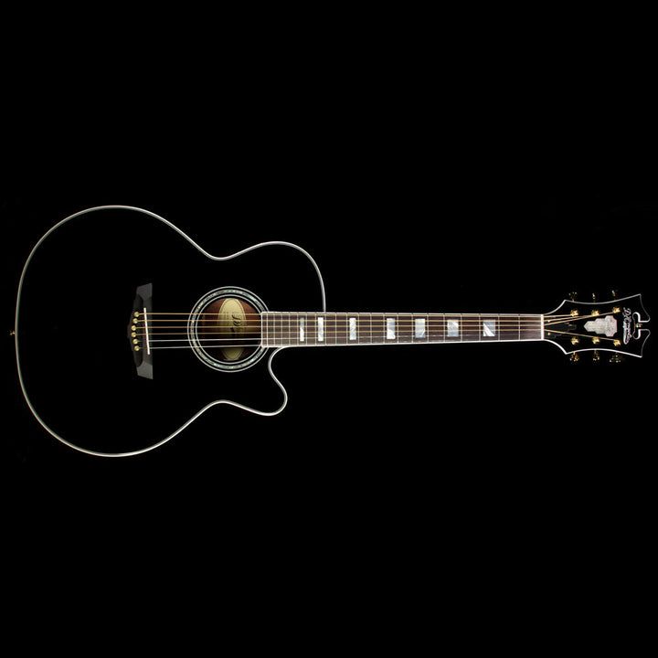 D'Angelico SG-200 Mercer Grand Auditorium Acoustic Guitar Grey Black