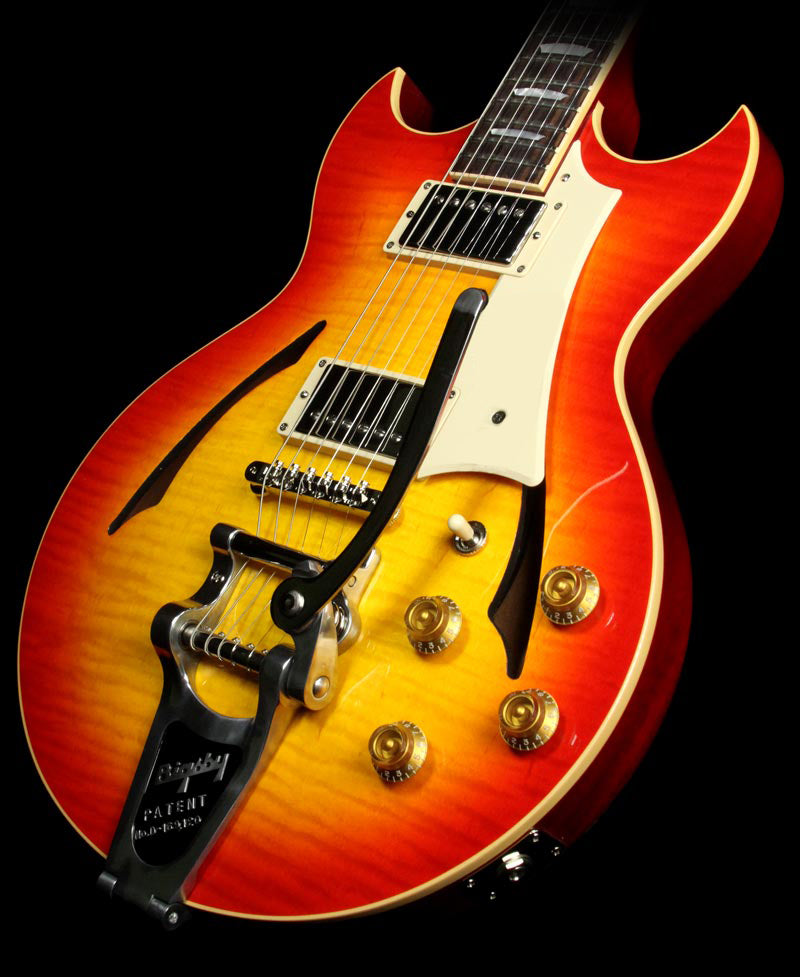 Used Gibson Custom Shop Johnny A. Standard with Bigsby Electric Guitar Bourbon Burst — 1