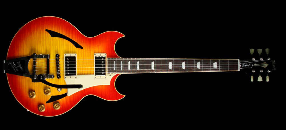 Used Gibson Custom Shop Johnny A. Standard with Bigsby Electric Guitar Bourbon Burst — 2