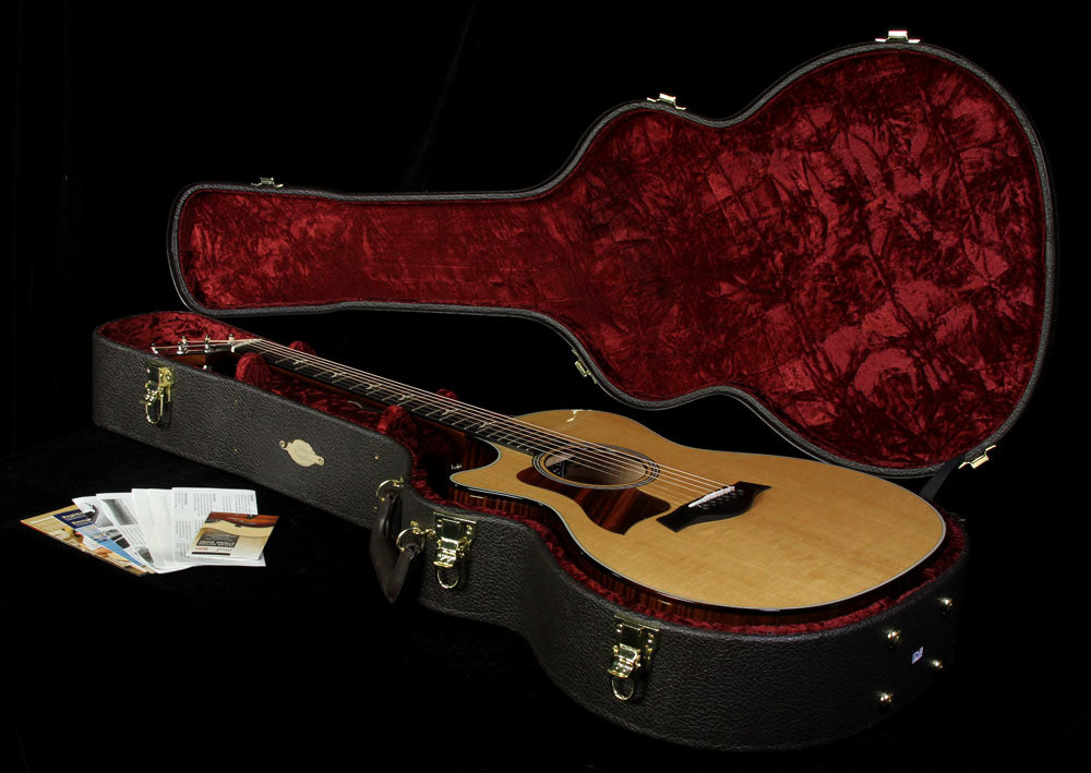 Taylor 614ce Grand Auditorium Left Handed Acoustic Guitar Brown Sugar Stain — 4