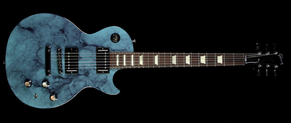 Used Gibson Les Paul Classic Rock Series Electric Guitar Turquoise — 2