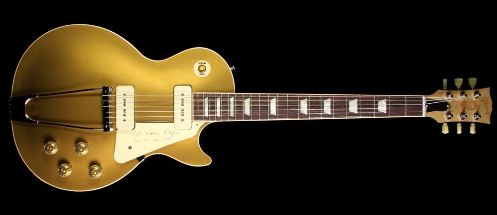 Used Gibson Tribute to Les Paul Electric Guitar Bullion Gold — 2
