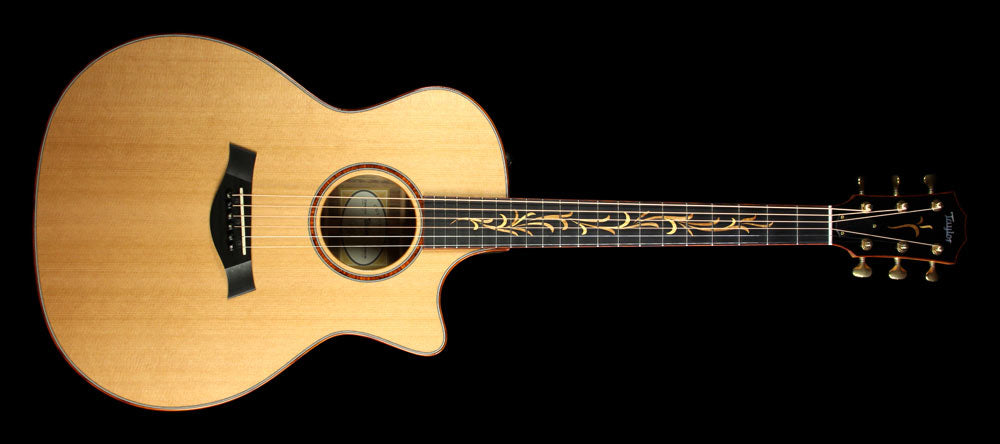 Taylor Custom Shop BTO Grand Auditorium Western Red Cedar Acoustic Guitar Natural — 2