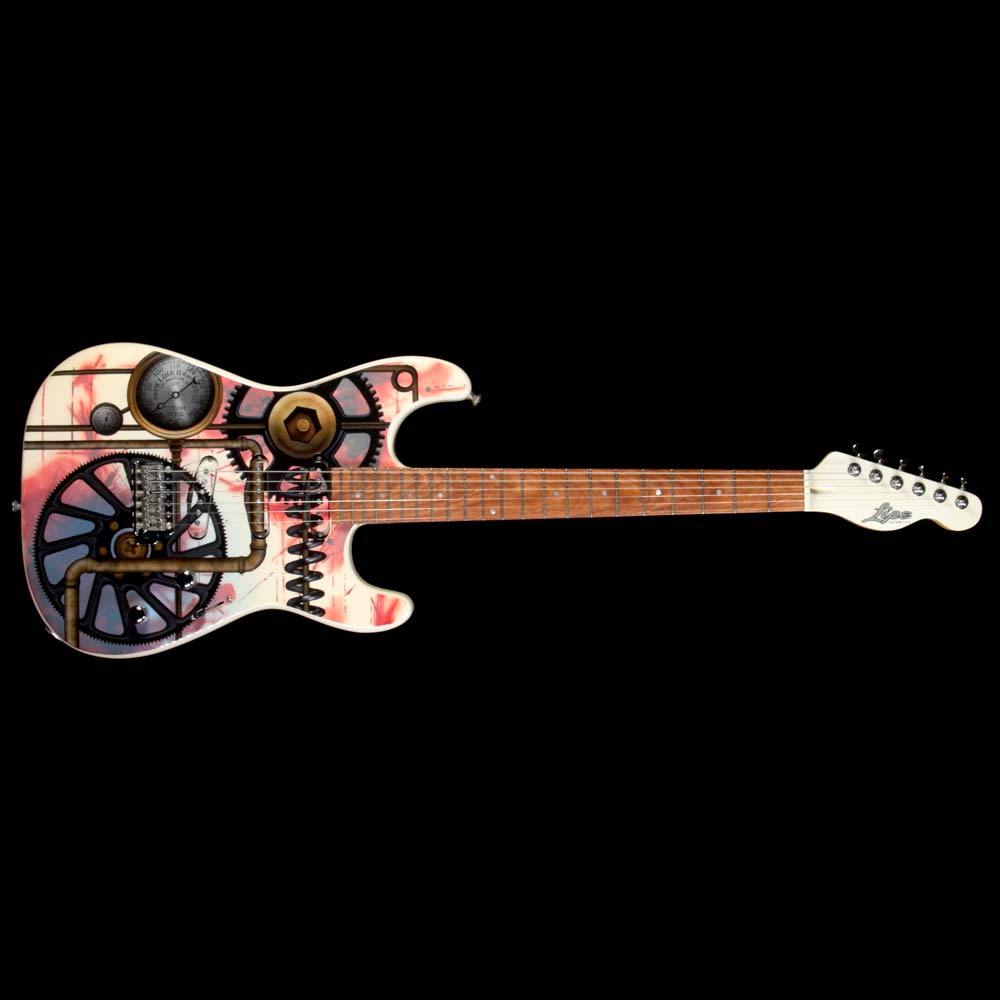 Lipe Virtuoso Steampunk by Pamelina Electric Guitar — 2