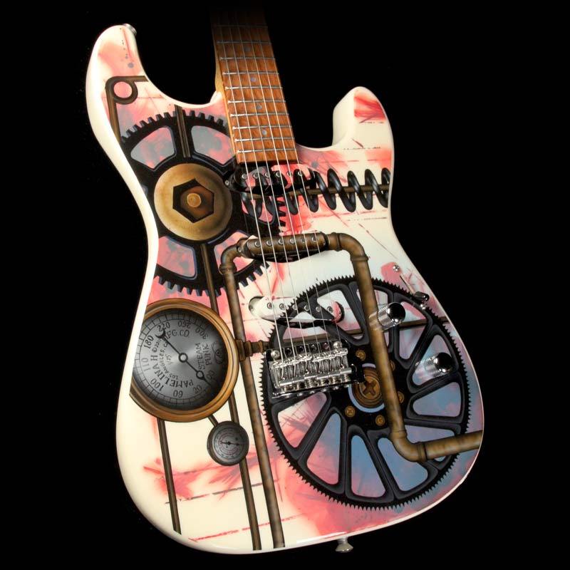 Lipe Virtuoso Steampunk by Pamelina Electric Guitar — 1