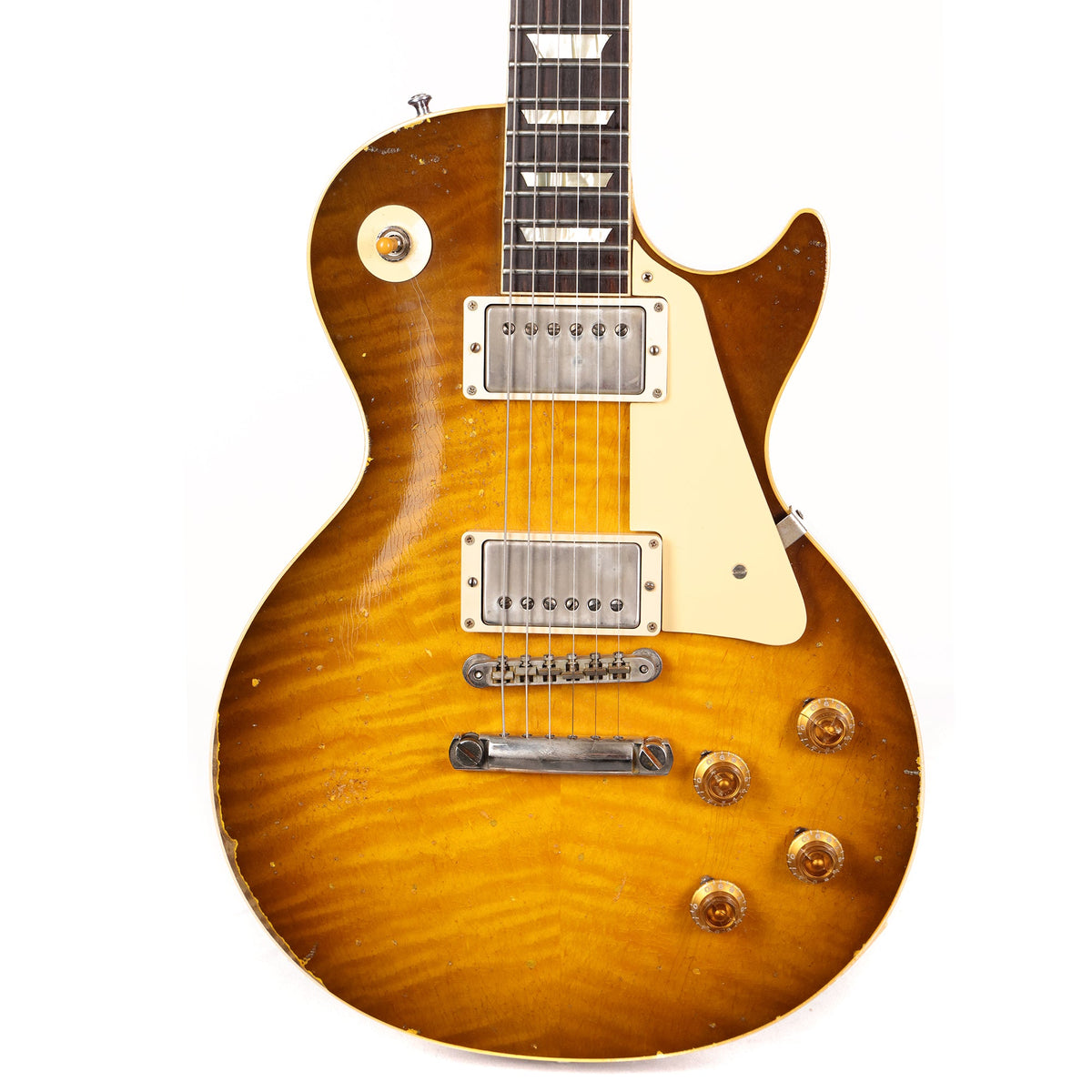 Gibson Custom Shop 1959 Les Paul Standard Heavy Aged Murphy Painted Gold Poppy Burst 2020 — 1