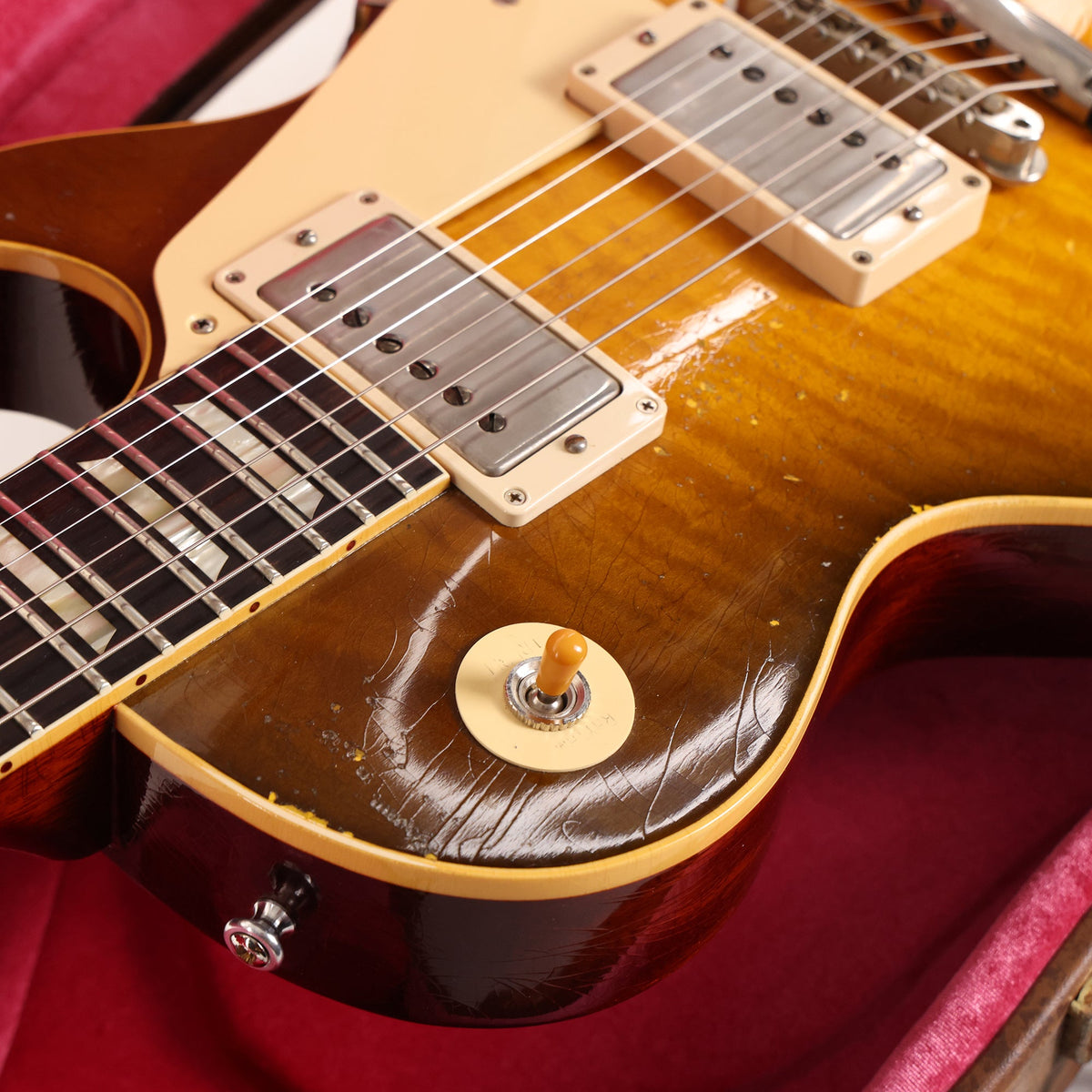 Gibson Custom Shop 1959 Les Paul Standard Heavy Aged Murphy Painted Gold Poppy Burst 2020 — 7