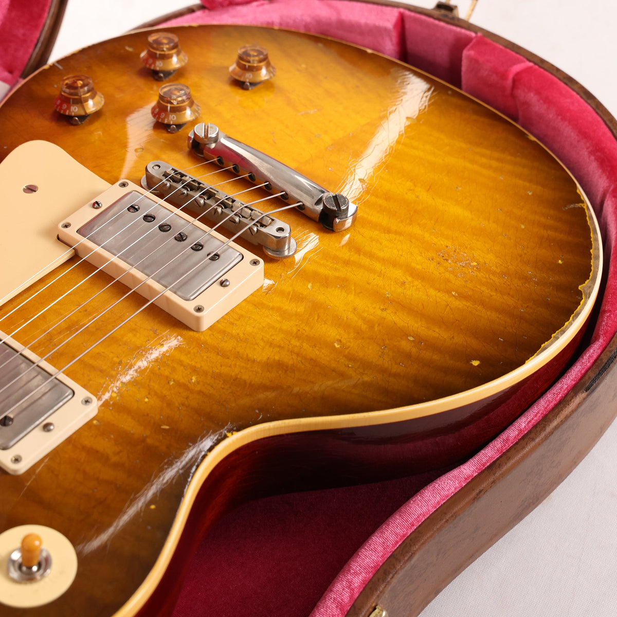 Gibson Custom Shop 1959 Les Paul Standard Heavy Aged Murphy Painted Gold Poppy Burst 2020 — 8