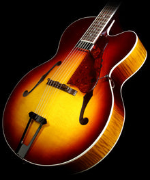 Used Gibson Custom Shop Solid Formed 17 Inch Venetian Cutaway Archtop Electric Guitar Bourbon Burst