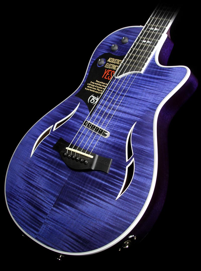 Taylor T5z Pro Acoustic Guitar Pacific Blue — 1