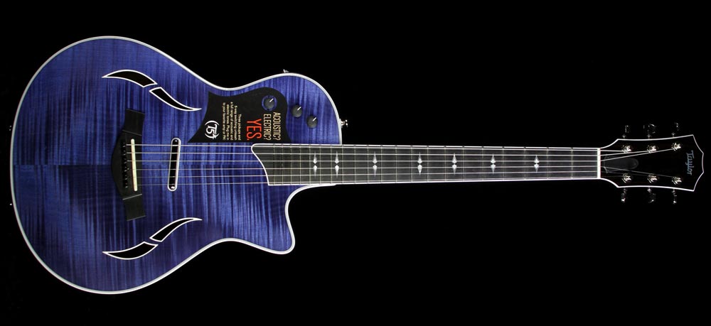 Taylor T5z Pro Acoustic Guitar Pacific Blue — 2