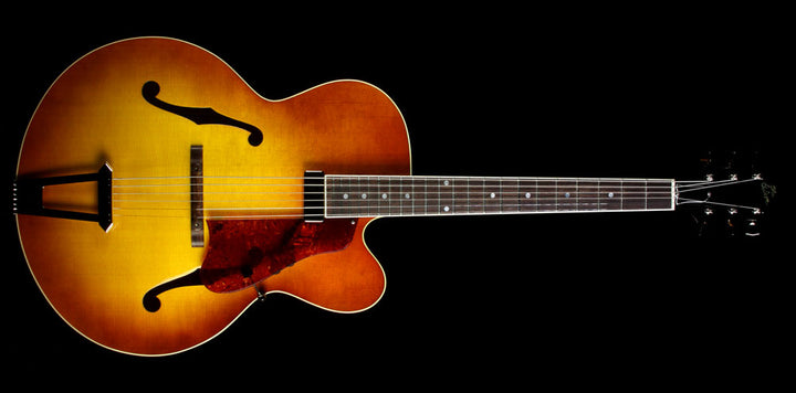 Gibson Custom Shop Solid Formed 17 Inch Venetian Cutaway Archtop Electric Guitar Sunset Tea Burst
