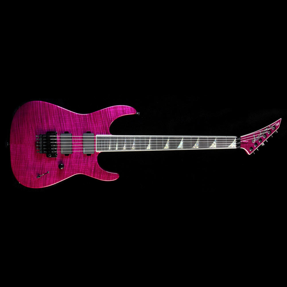 Jackson Custom Shop Custom Soloist Electric Guitar Trans Purple with Reverse Headstock — 2