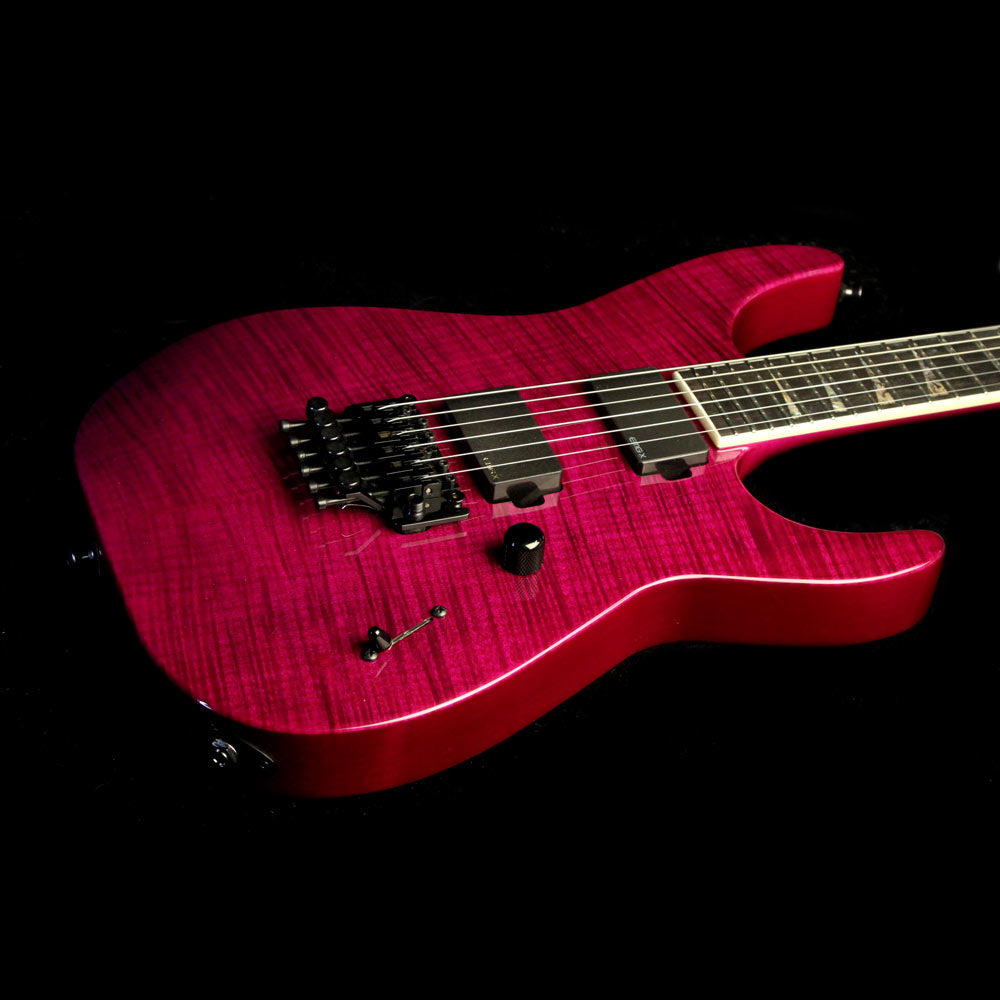 Jackson Custom Shop Custom Soloist Electric Guitar Trans Purple with Reverse Headstock — 5