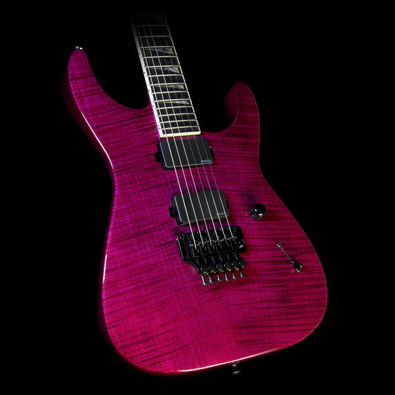Jackson Custom Shop Custom Soloist Electric Guitar Trans Purple with Reverse Headstock — 1