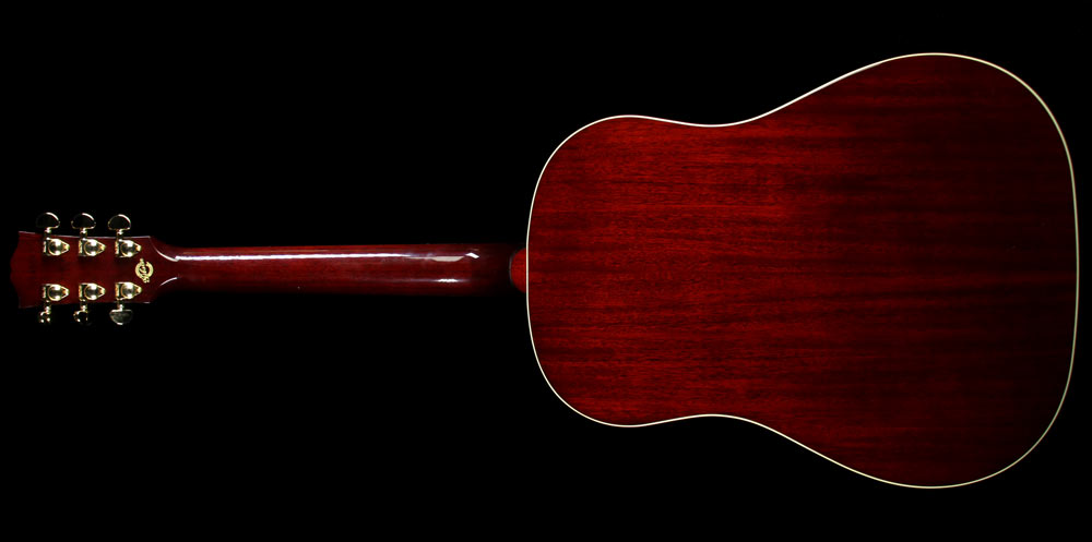 Used Gibson Montana J-45 Standard Limited Edition Acoustic Guitar Wine Red — 3