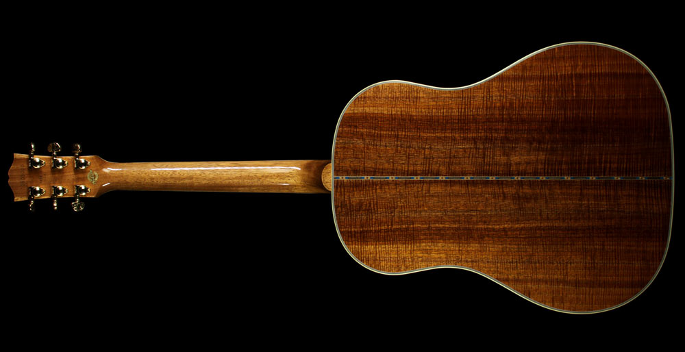 Used Gibson Montana J-45 Limited Edition Vine Koa Acoustic Guitar Natural — 3