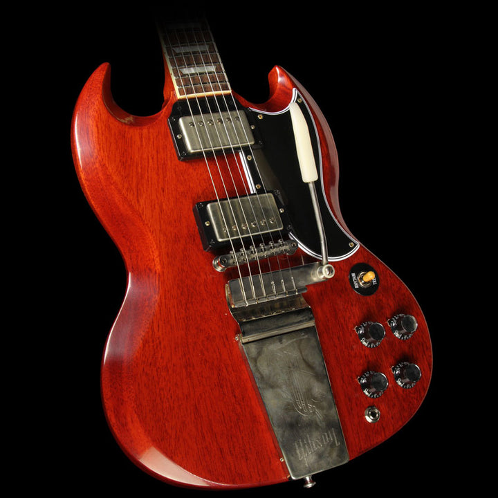 Gibson Custom Shop SG Standard Reissue with Maestro Electric Guitar VOS Faded Cherry