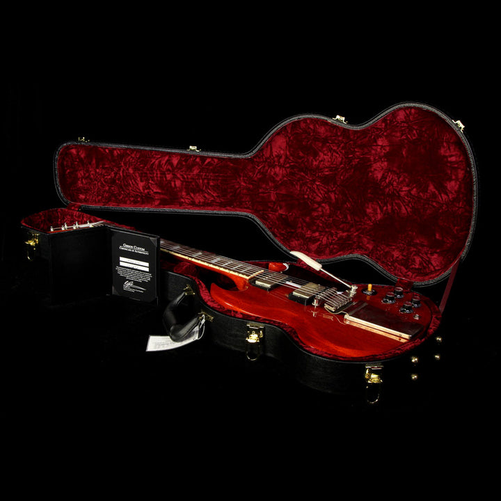 Gibson Custom Shop SG Standard Reissue with Maestro Electric Guitar VOS Faded Cherry