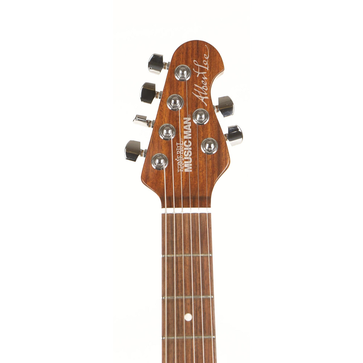 Ernie Ball Music Man Albert Lee HH Tremolo Translucent Walnut 2018 — 4