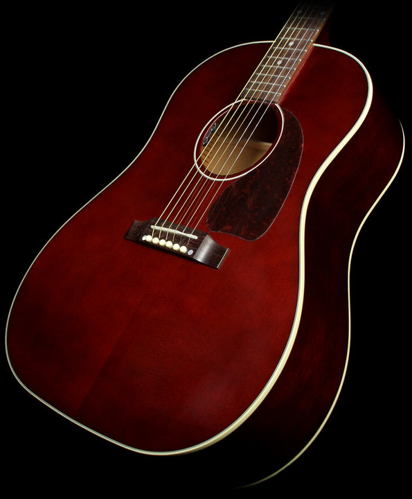 Used Gibson Montana J-45 Standard Limited Edition Acoustic Guitar Wine Red