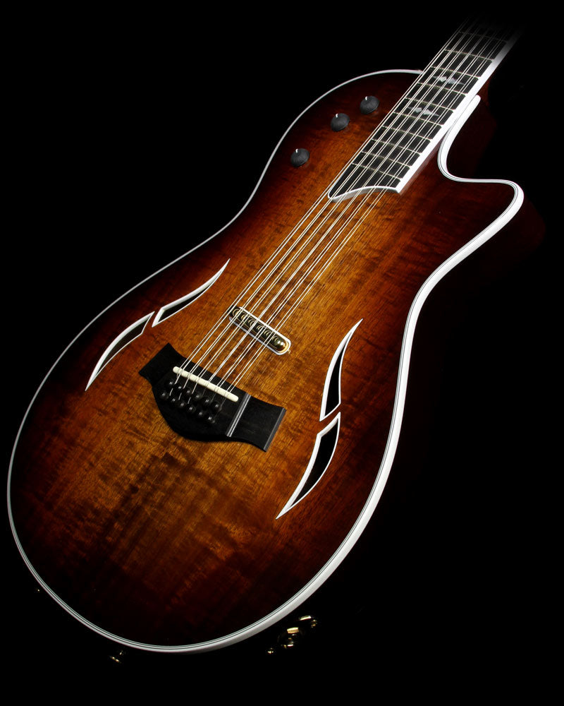 Used 2015 Taylor T5z-12 Custom Twelve String Koa Electric Guitar Shaded Edgeburst — 1
