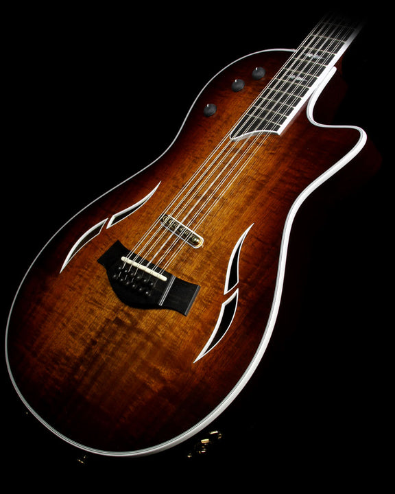 Used 2015 Taylor T5z-12 Custom Twelve String Koa Electric Guitar Shaded Edgeburst
