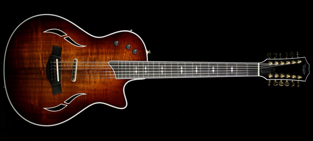 Used 2015 Taylor T5z-12 Custom Twelve String Koa Electric Guitar Shaded Edgeburst — 2