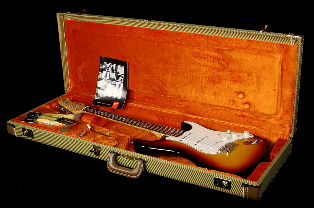 Used 1999 Fender Custom Shop Time Machine Stratocaster NOS Electric Guitar Three-Tone Sunburst — 4