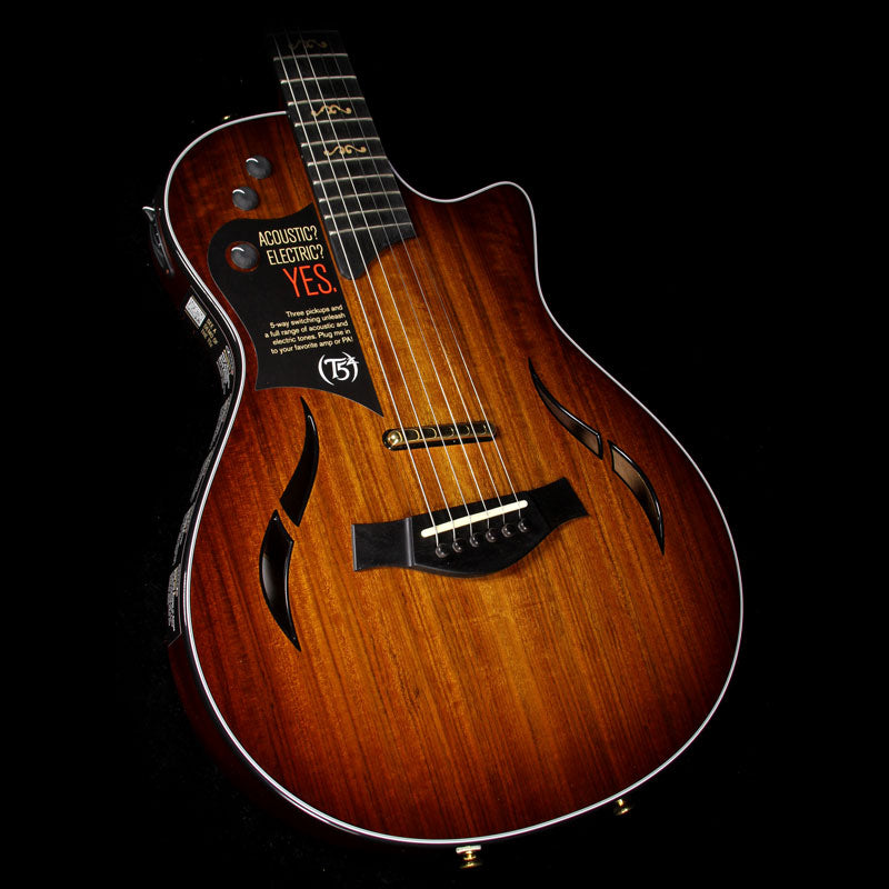 Taylor Custom Shop BTO T5z Ovangkol Electric Guitar Shaded Edgeburst — 1