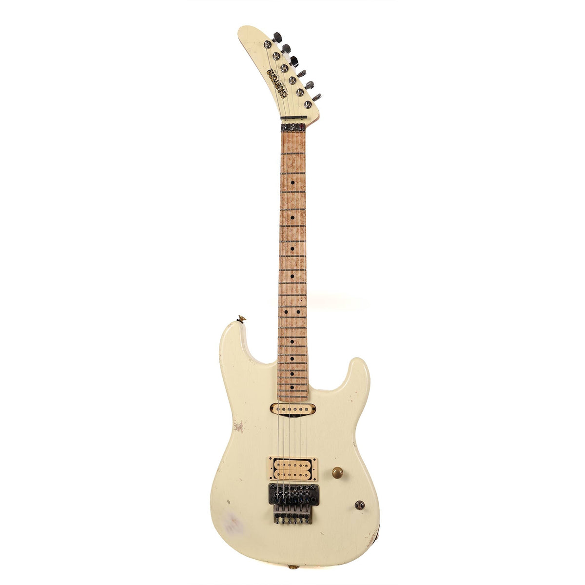 Chubtone Guitars Super S-Style Vintage White Nitro Rode Hard — 2