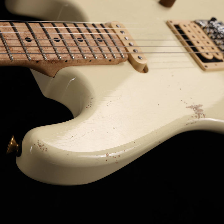 Chubtone Guitars Super S-Style Vintage White Nitro Rode Hard