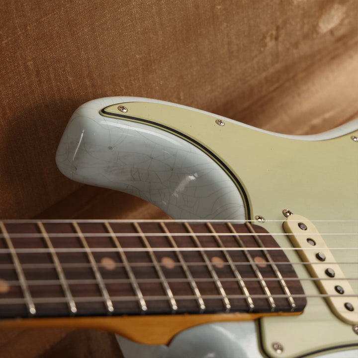 Fender Custom Shop 1963 Stratocaster Journeyman Relic Super Faded Aged Sonic Blue 2023