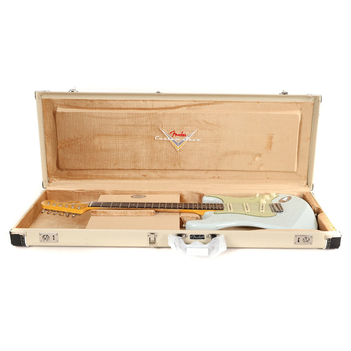 Fender Custom Shop 1963 Stratocaster Journeyman Relic Super Faded Aged Sonic Blue 2023