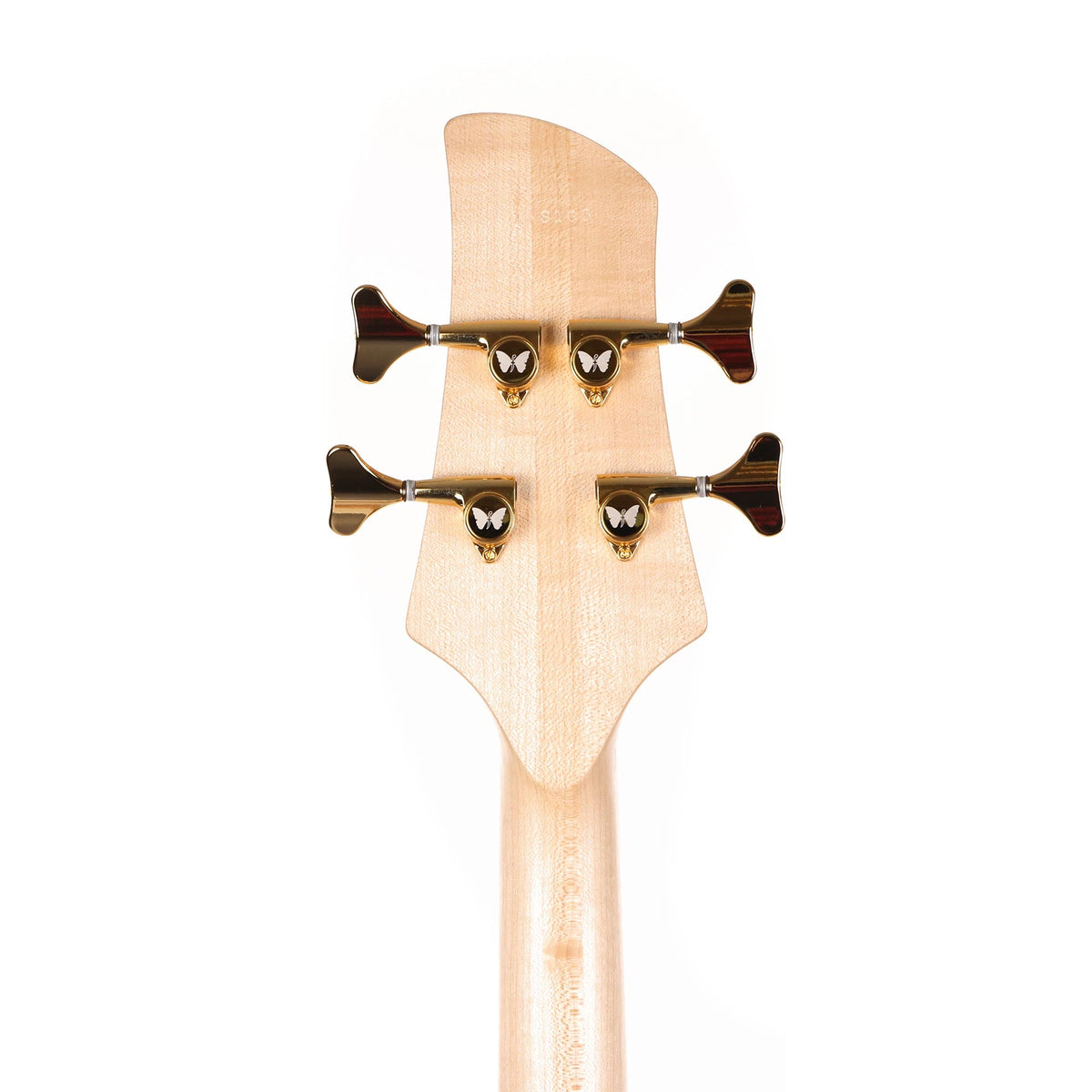 Fodera Monarch 4-String Bass 5A Flame Maple Natural 2023 — 5