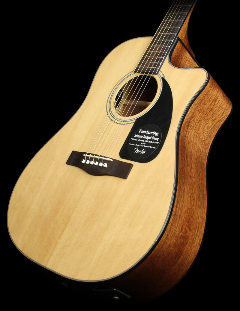 Used Fender CD-60CE Acoustic Guitar Natural | The Music Zoo