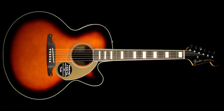 Used Fender Kingman Jumbo SCE Acoustic Guitar Sunburst