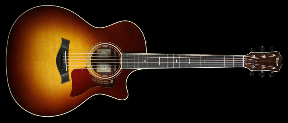 Used 2015 Taylor 714ce Sitka Spruce Acoustic Guitar Vintage Sunburst — 2
