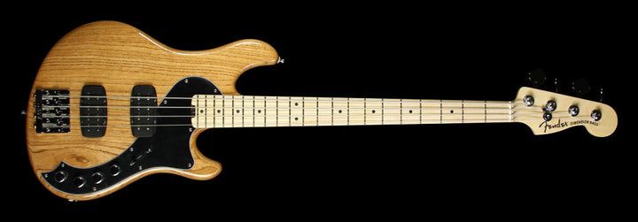 Used Fender American Deluxe Dimension Bass HH Electric Bass Guitar Natural