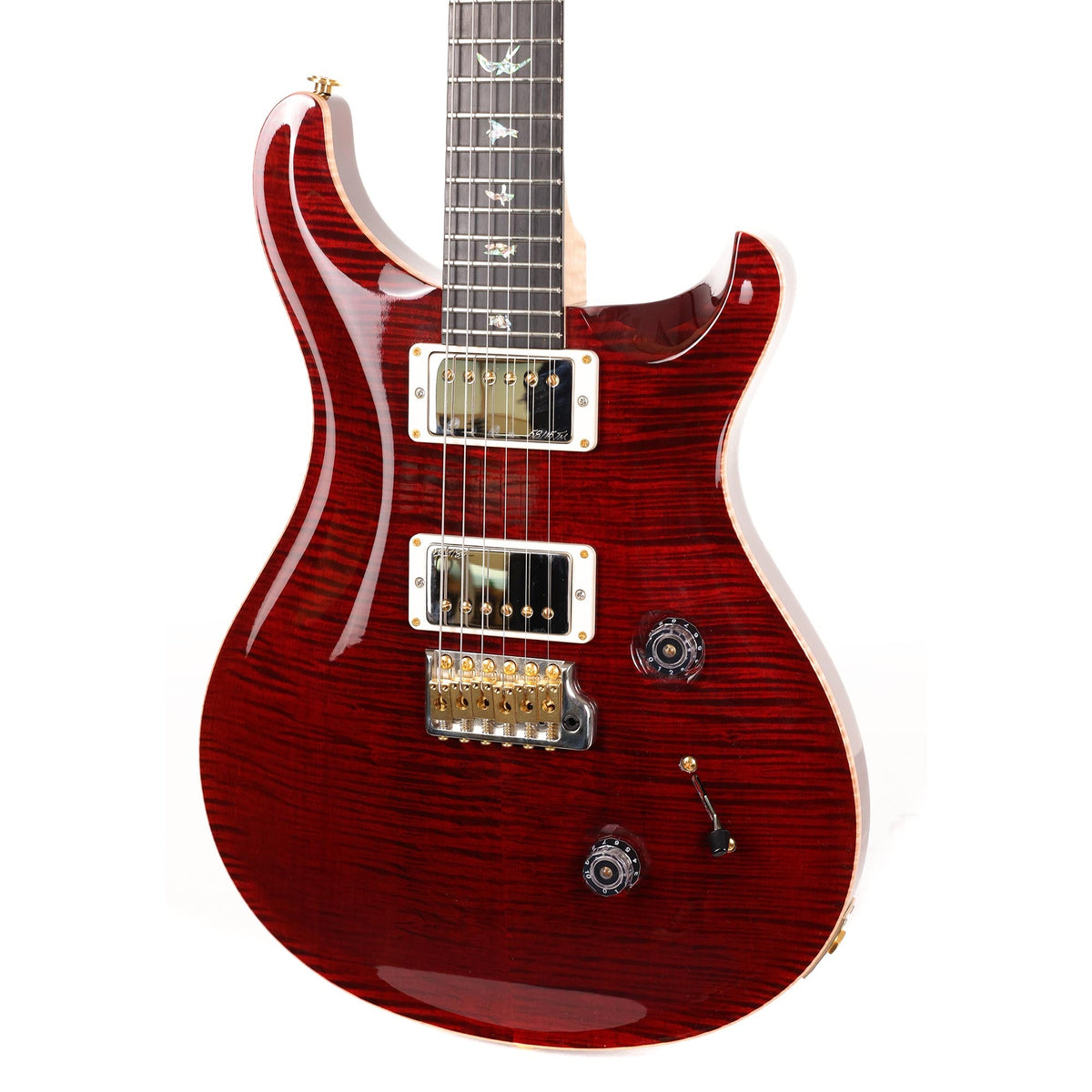 PRS Custom 24 Artist Package Black Cherry 5A Flame Top 2020 — 7