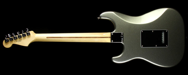 Used Fender Blacktop Stratocaster HSH Electric Guitar Titanium Silver