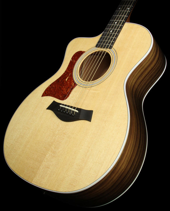 Used Taylor 214ce Indian Rosewood Grand Auditorium Left Handed Acoustic Guitar