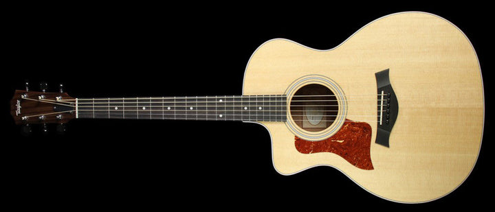 Used Taylor 214ce Indian Rosewood Grand Auditorium Left Handed Acoustic Guitar