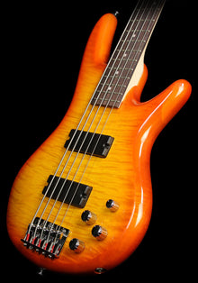 Used 2014 Ibanez GSR205F 5-String Electric Bass Amber Burst