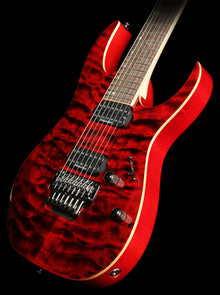 Used 2014 Ibanez Premium RG927 7-String Electric Guitar Desert Red
