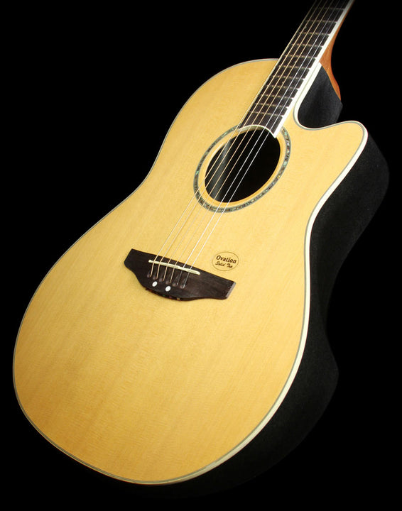 Used Ovation Celebrity CC29S Deep Contour Cutaway Cedar Top Acoustic Guitar Natural