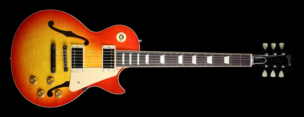 Used Gibson Memphis ES-Les Paul Electric Guitar Heritage Cherry Sunburst — 2