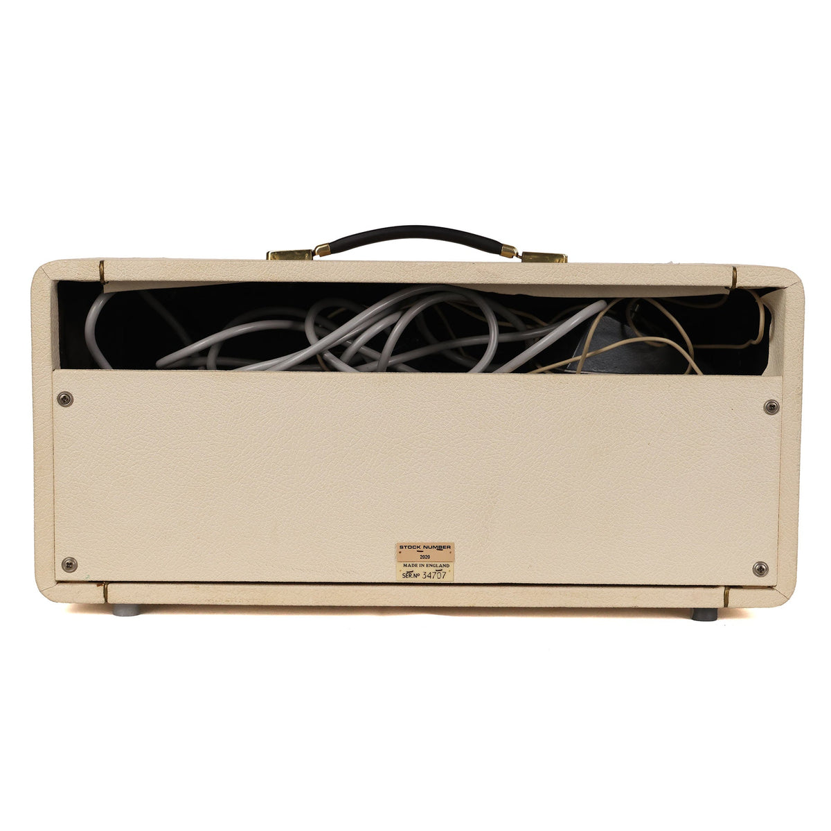 1960s Marshall Model 2020 Reverb Unit White Tolex — 4